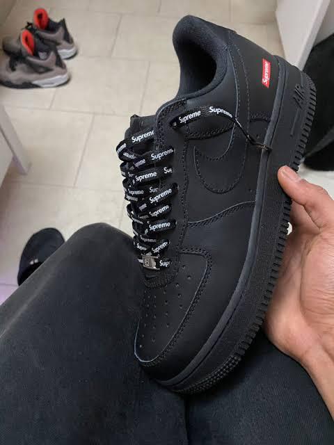 Air Force x Supreme Black