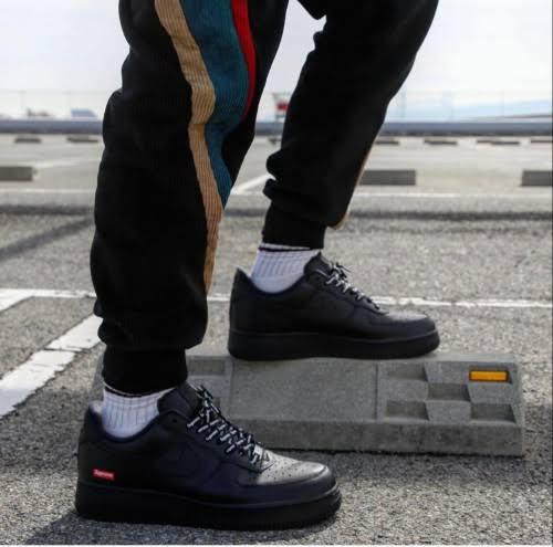 Air Force x Supreme Black